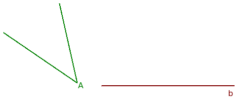 Угол и прямая