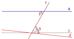 Доказательство равенства накрест лежащих углов при параллельных прямых и секущей